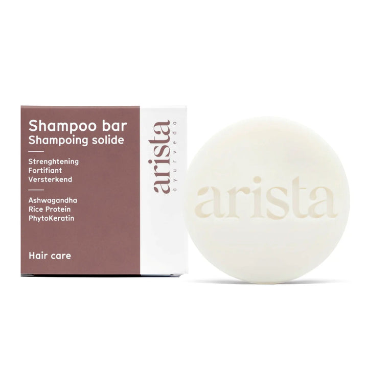 Sjampóstykki - hrísgrjónaprótein, ashwaganda, phytokeratin