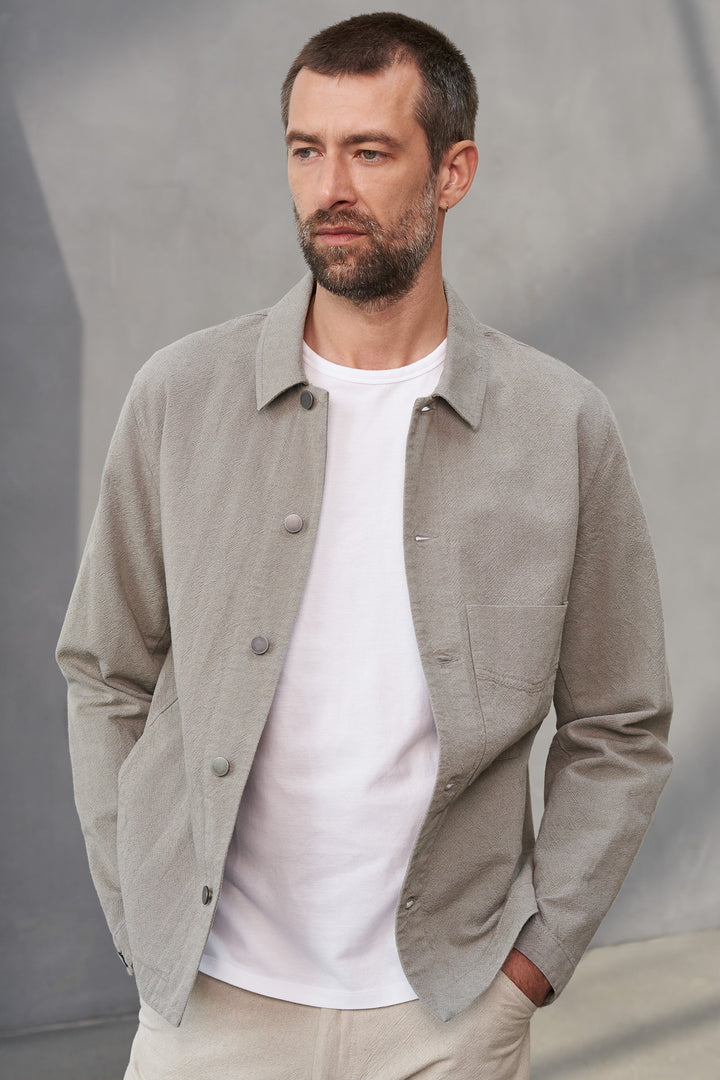 ASIR LÉTTUR JAKKI - DUSTY OLIVE