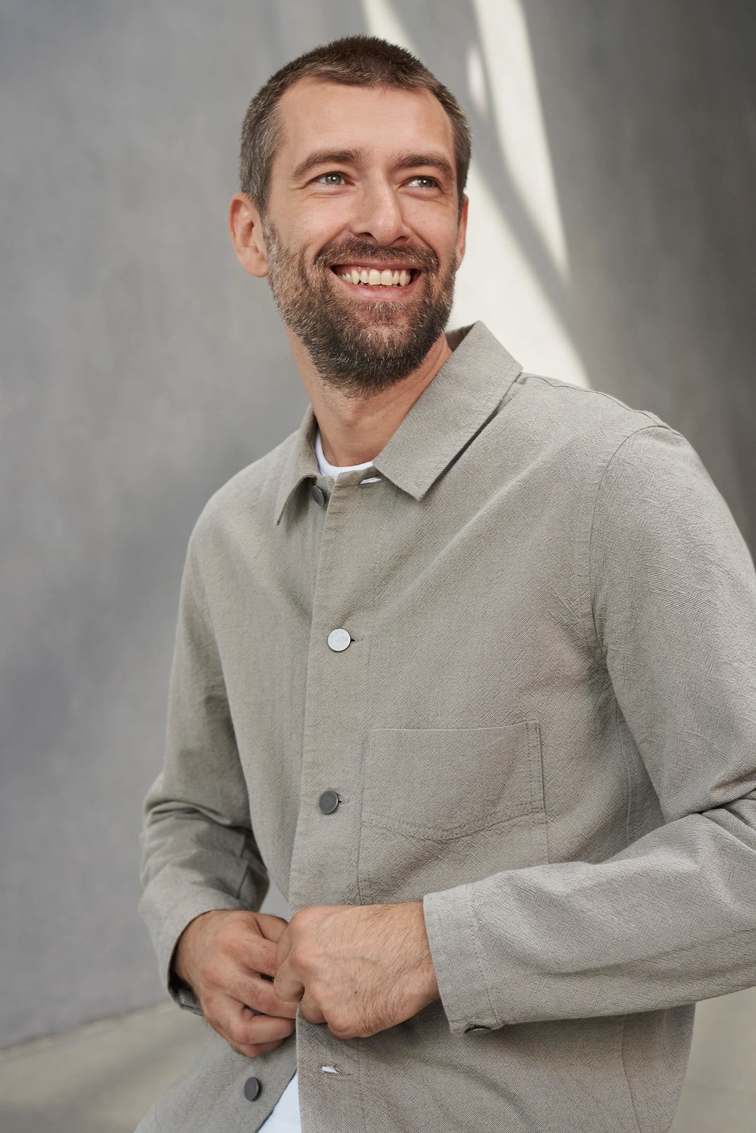 ASIR LÉTTUR JAKKI - DUSTY OLIVE