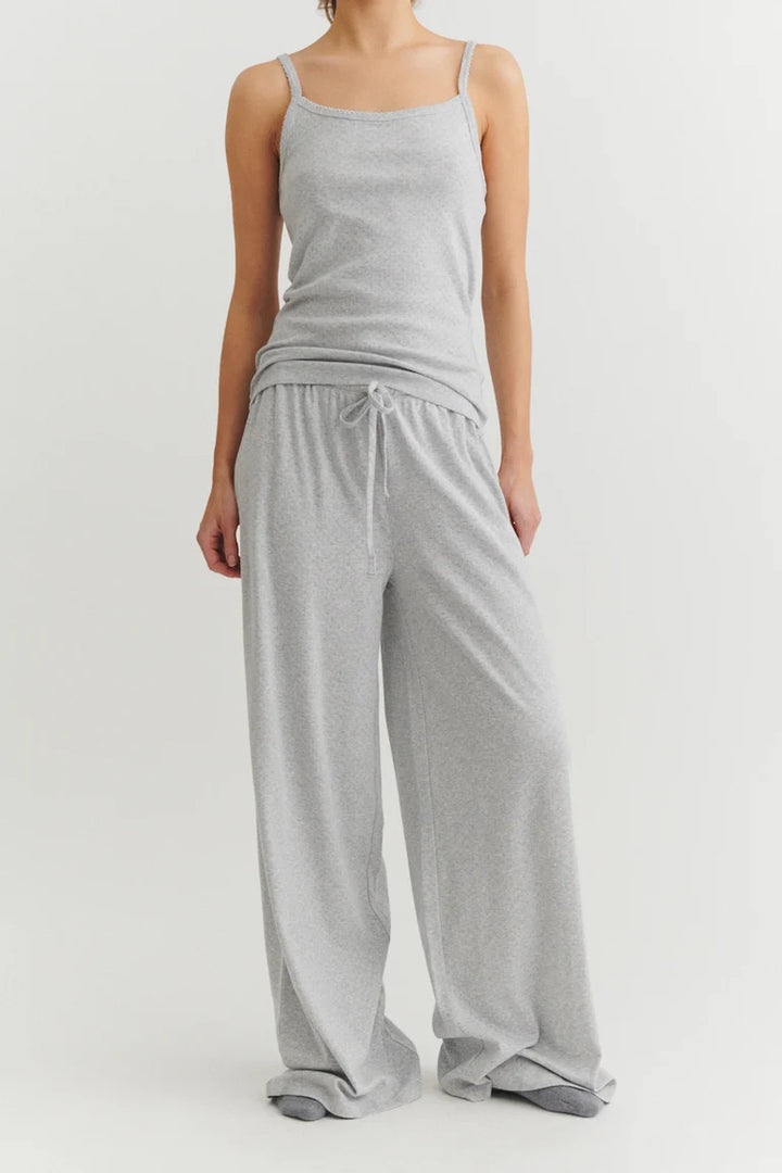 ARENSE LOOSE PANTS HEIMABUXUR LIGHT GREY MELANGE