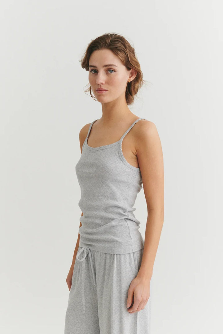 ARENSE RÖNDÓTTUR HLÝRABOLUR LIGHT GREY MELANGE