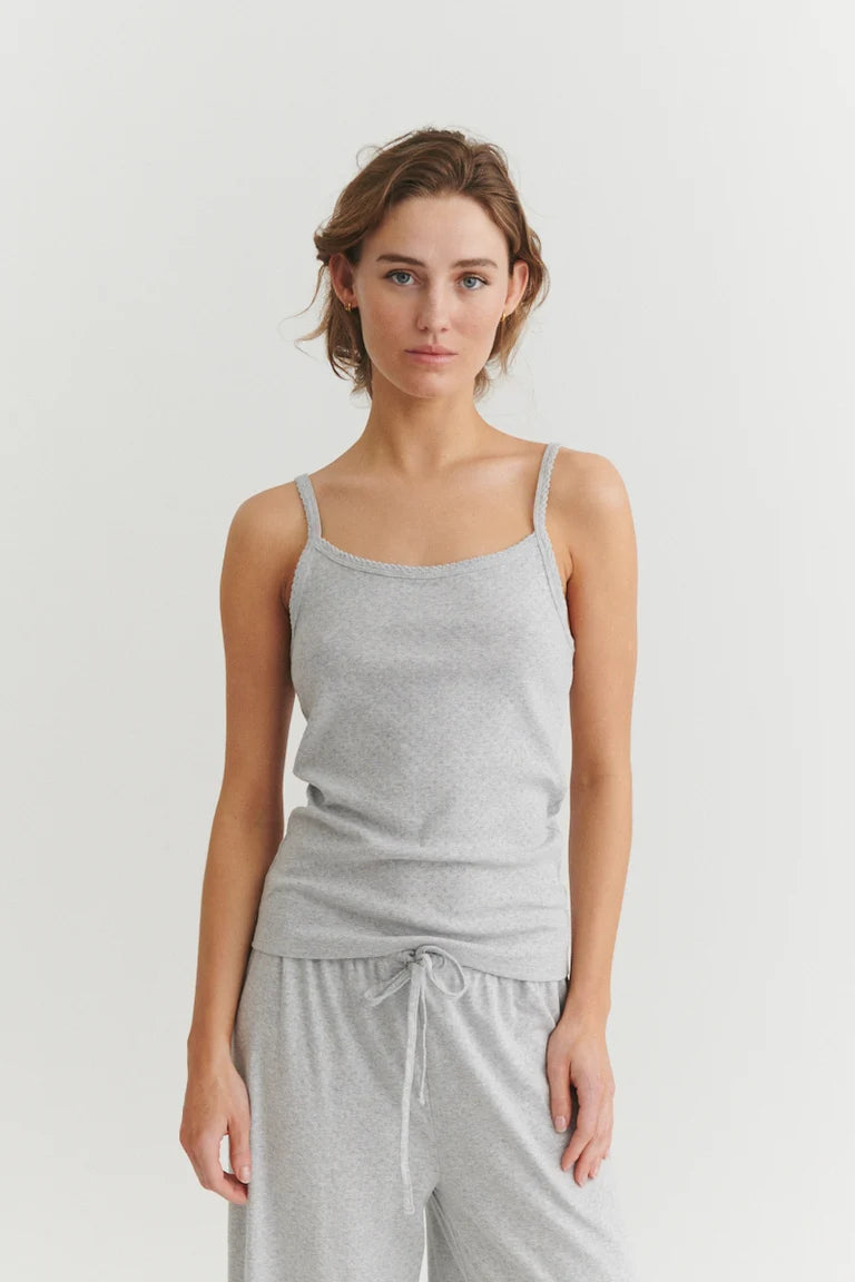 ARENSE RÖNDÓTTUR HLÝRABOLUR LIGHT GREY MELANGE