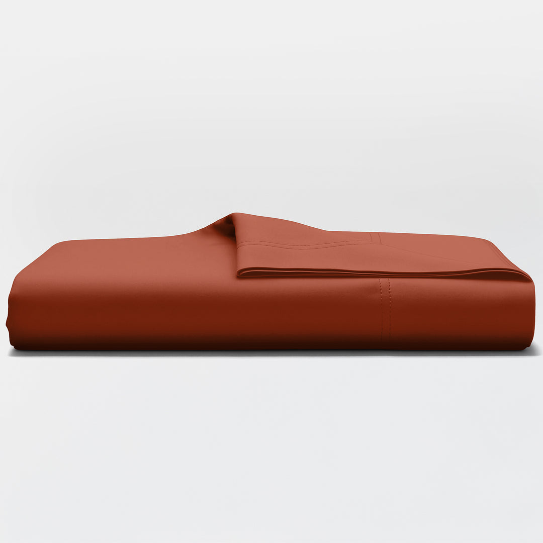Bambus Lak / Fitted Sheet - Terracotta