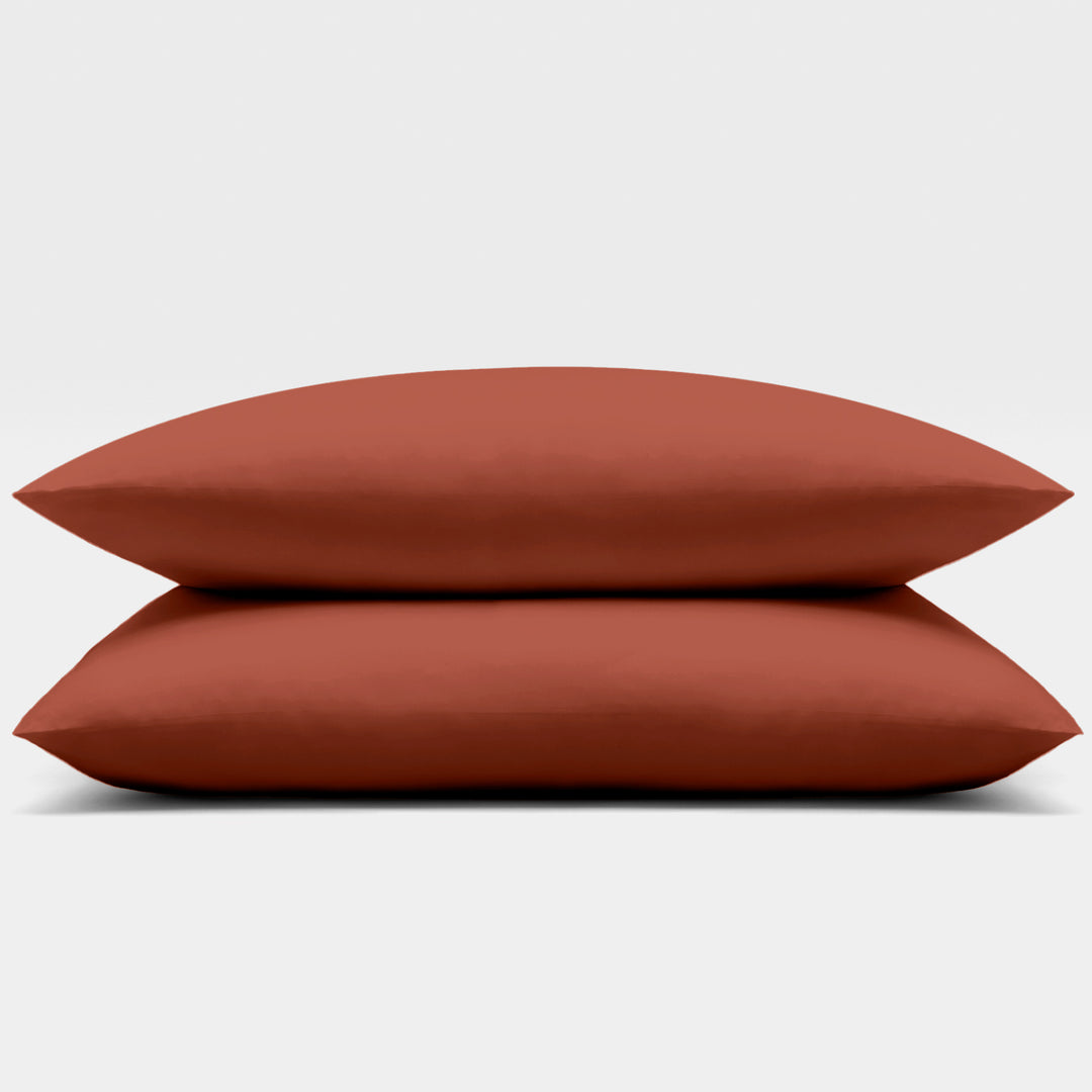 Bambus koddaver 2stk - Terracotta