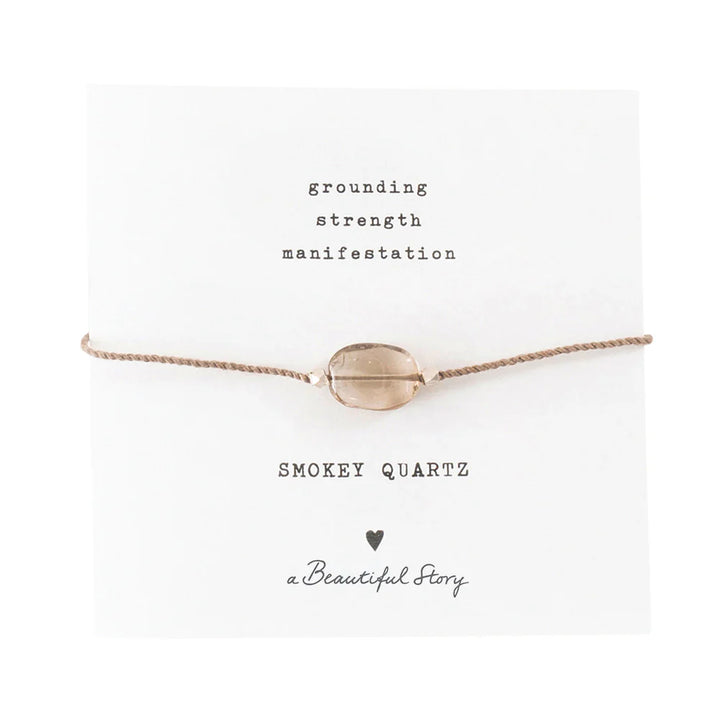 GIMSTEINA KORT  - Smokey Quartz Armband
