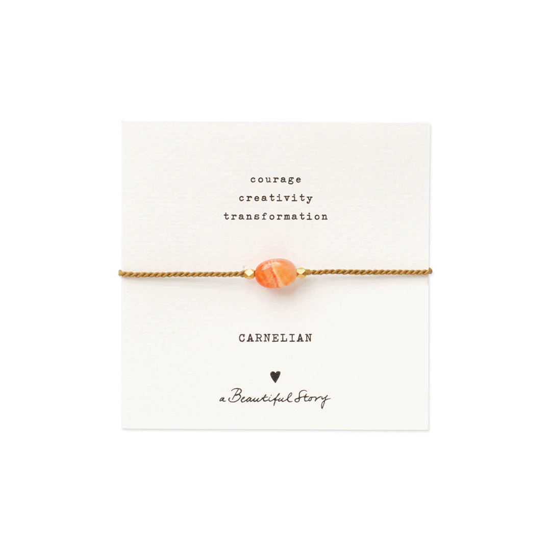 GIMSTEINA KORT  - Carnelian Armband