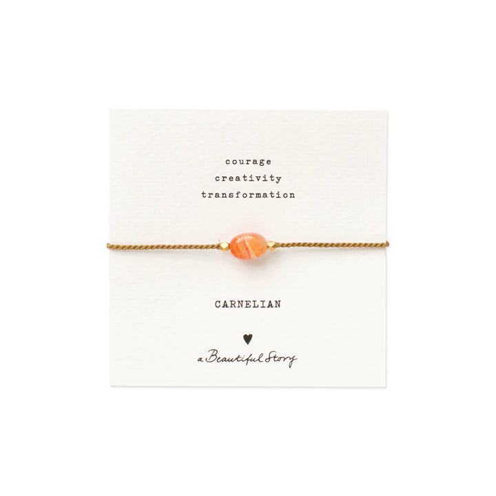 GIMSTEINA KORT  - Carnelian Armband
