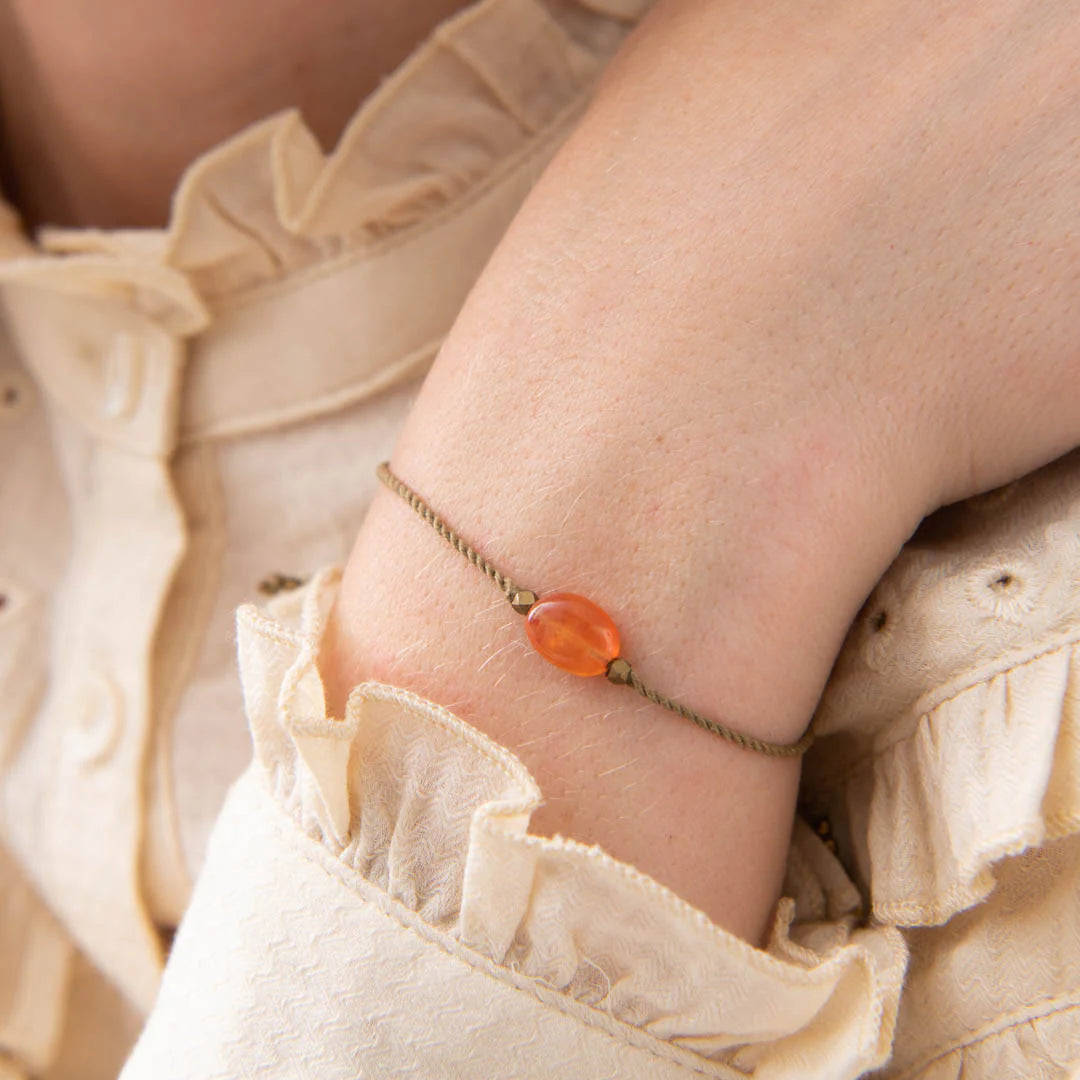 GIMSTEINA KORT  - Carnelian Armband