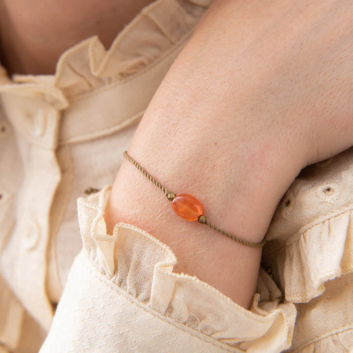 GIMSTEINA KORT  - Carnelian Armband