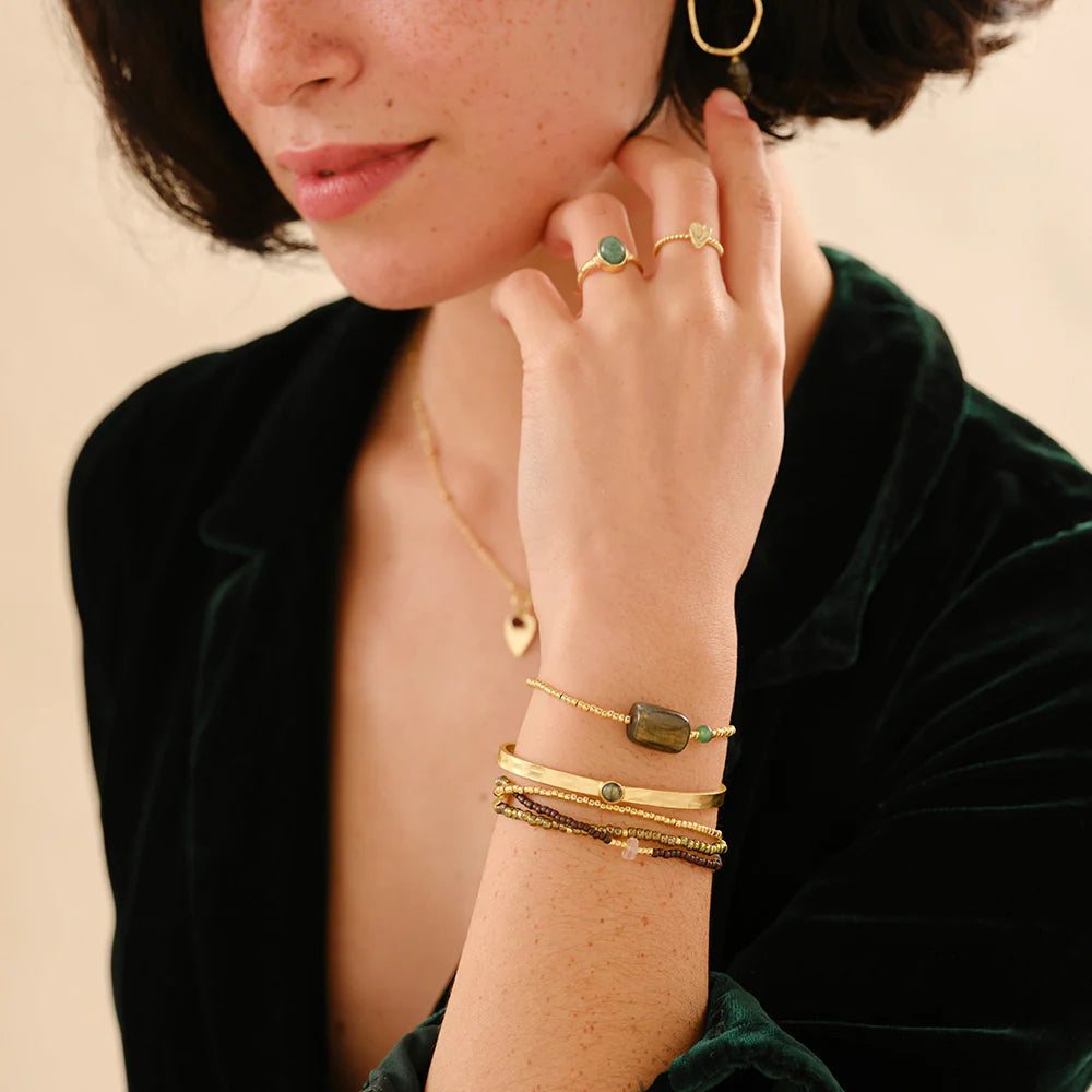 SURPRISE LABRADORITE ARMBAND