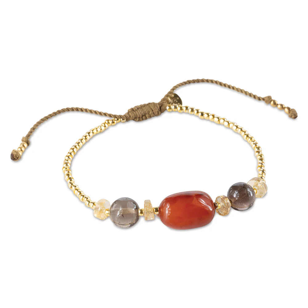 EXCITED CARNELIAN ARMBAND