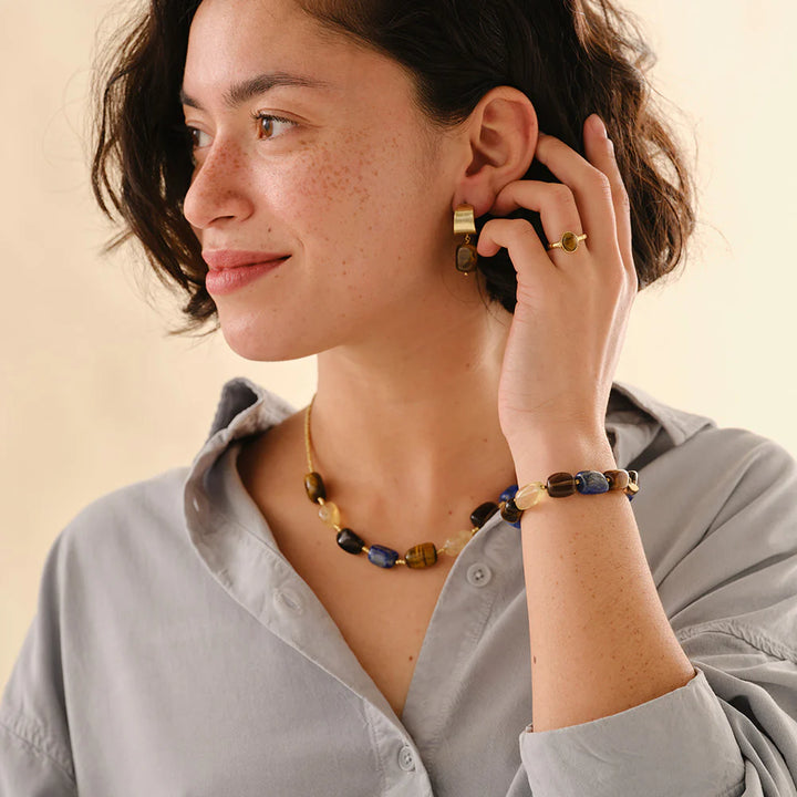 WORTHY TIGER EYE ARMBAND