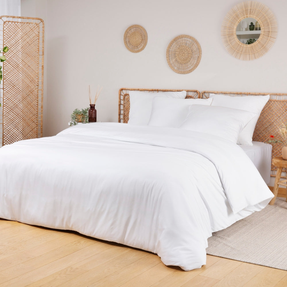 Bambus Sængurver / Duvet Cover - hvítt