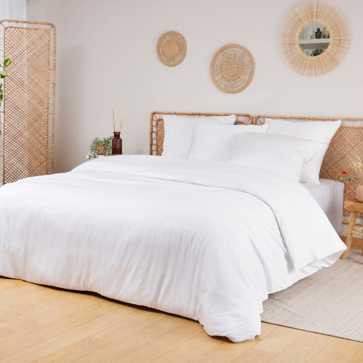 Bambus Sængurver / Duvet Cover - hvítt