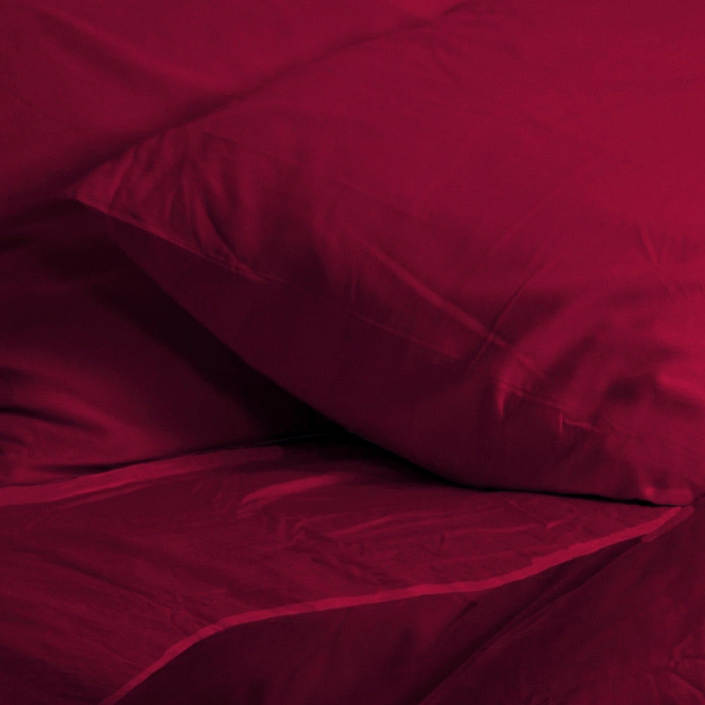 Bambus Sængurver / Duvet Cover - Burgundy