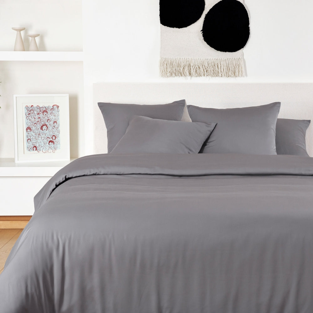 Bambus Sængurver / Duvet Cover - Dark Grey