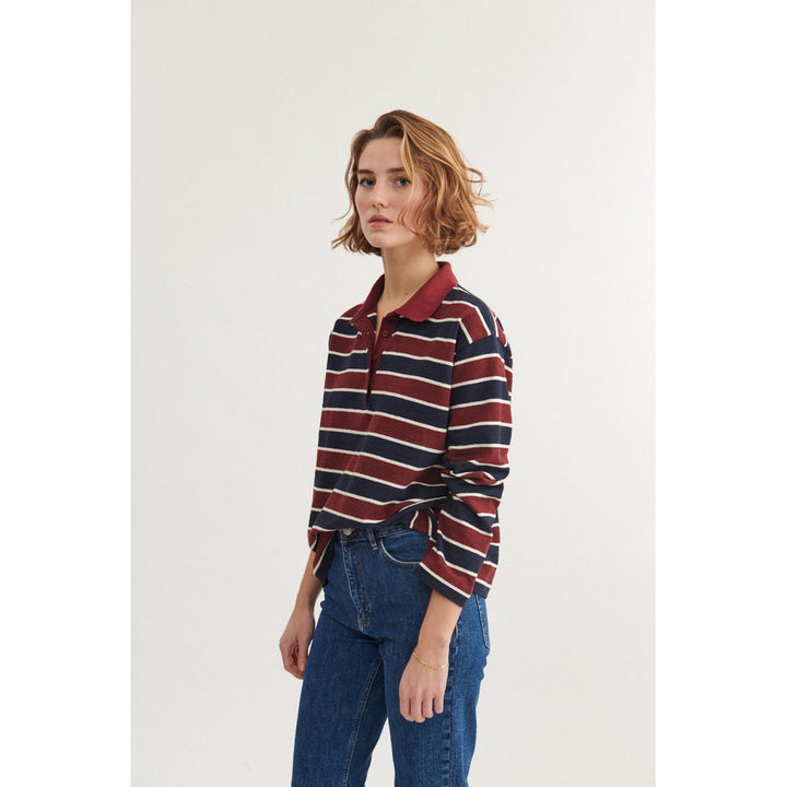ANNELI POLO PEYSA BORDEAUX TRUFFLE/ SKY CAPTAIN