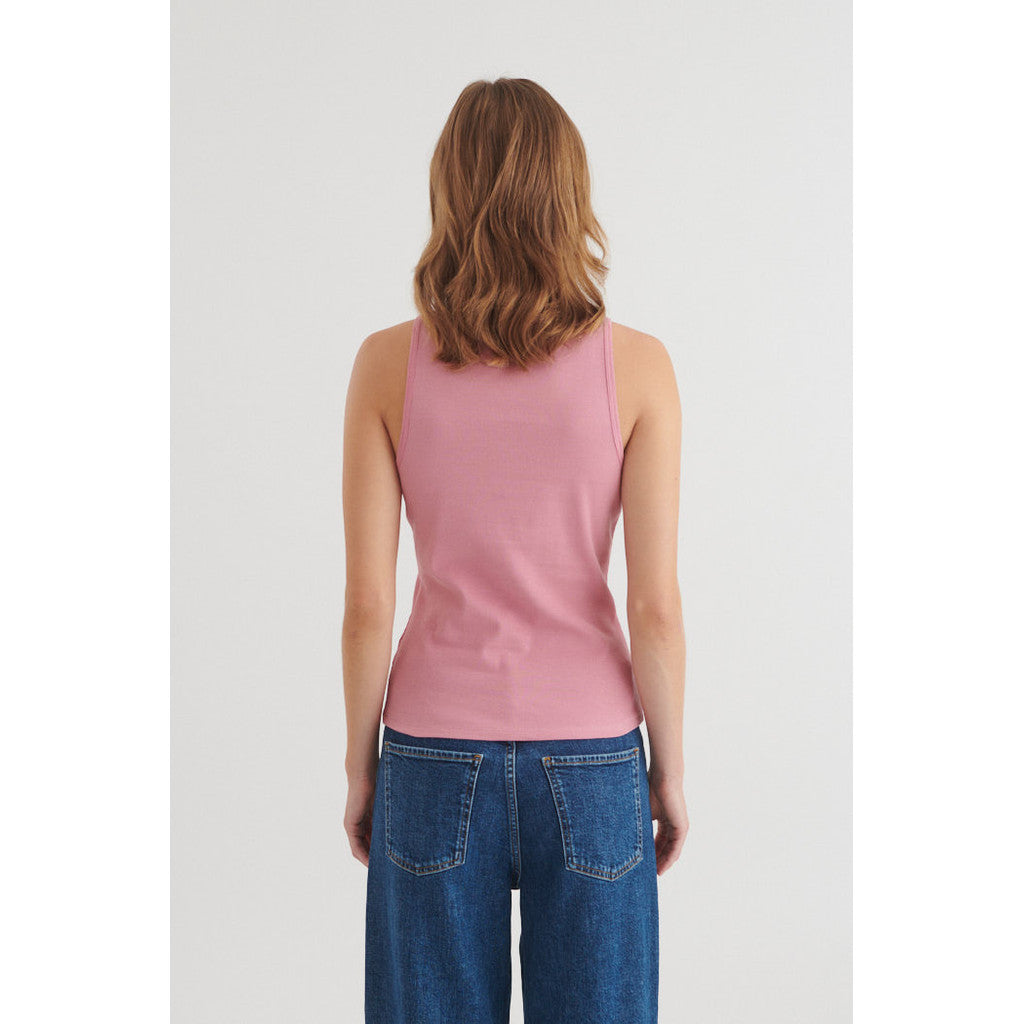 LUDMILLA GRANDDAD TANK CASHMERE ROSE