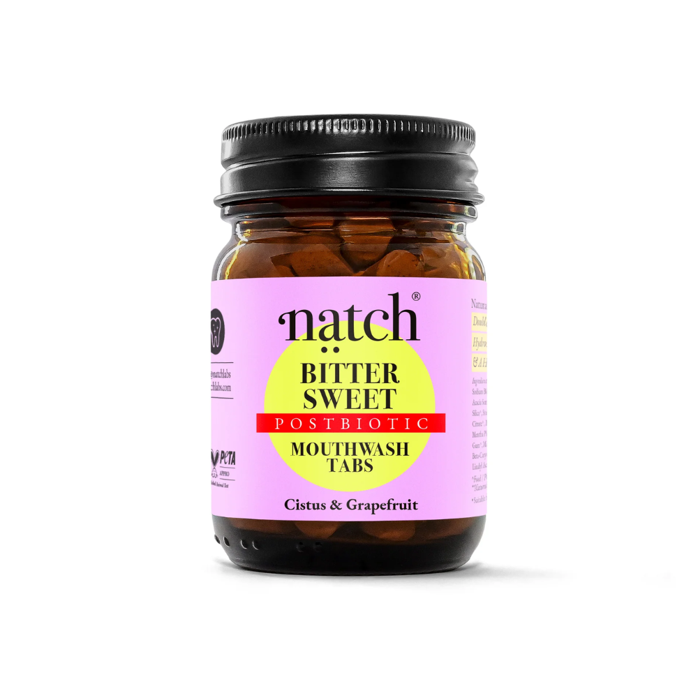 Bitter Sweet - Munnskolstöflur með Postbiotics