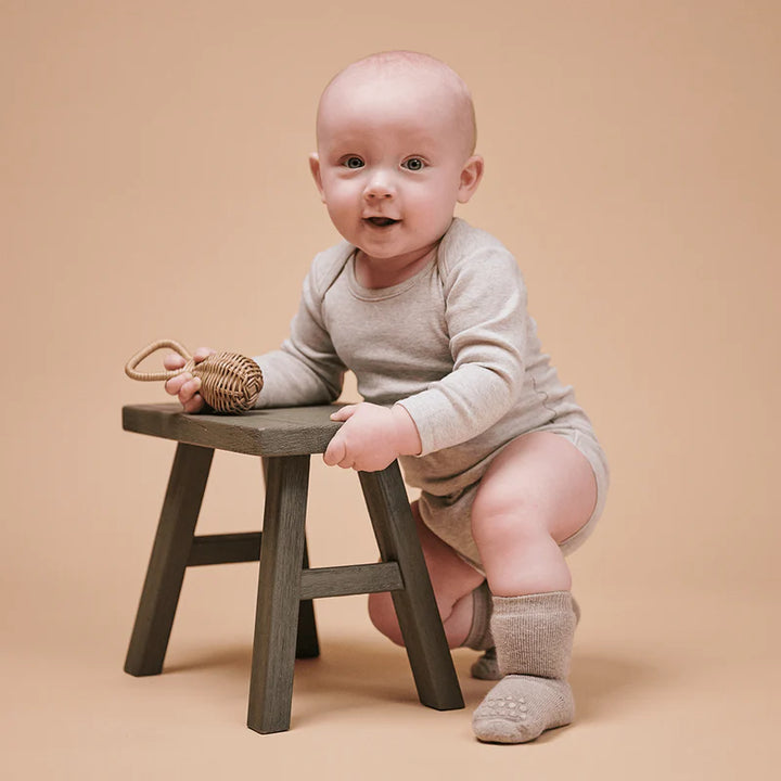 Hazel síðerma samfella lífræn bómull - Feather