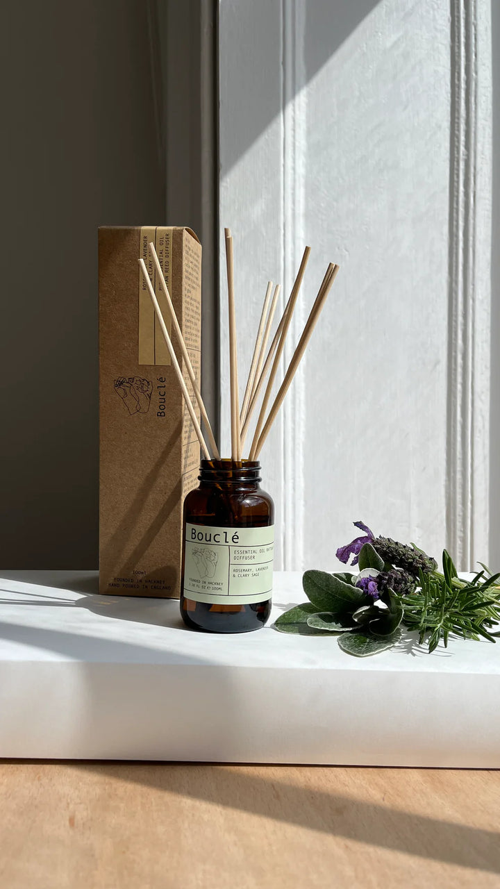 Diffuser 100ml - rósmarín, lofnarblóm & clary sage