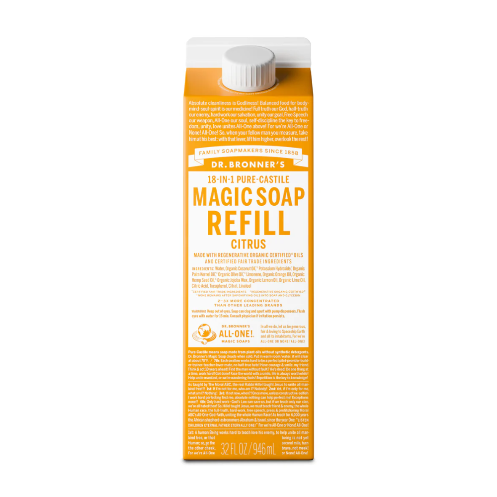Pure-Castile Magic Soap Refill - sítrus