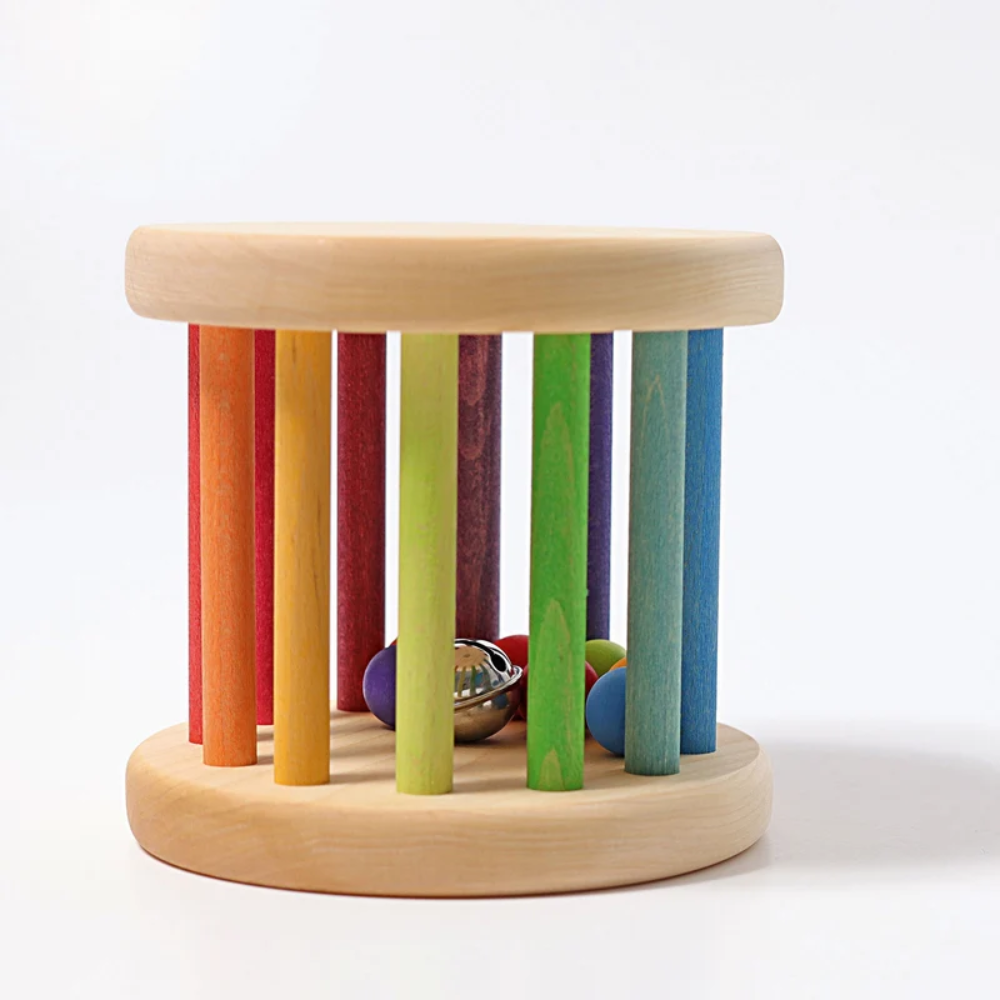 Rainbow rolling wheel - regnbogahringla stór