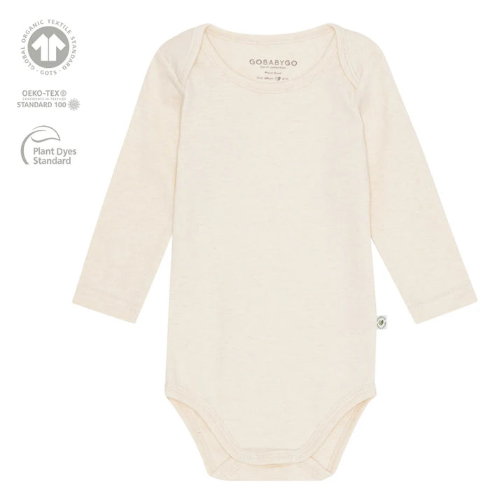 Hazel síðerma samfella lífræn bómull - Vanilla