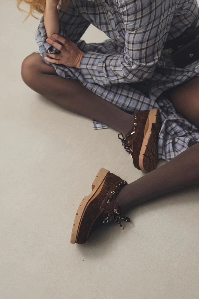 JOHANNE SUEDE CHOCOLATE