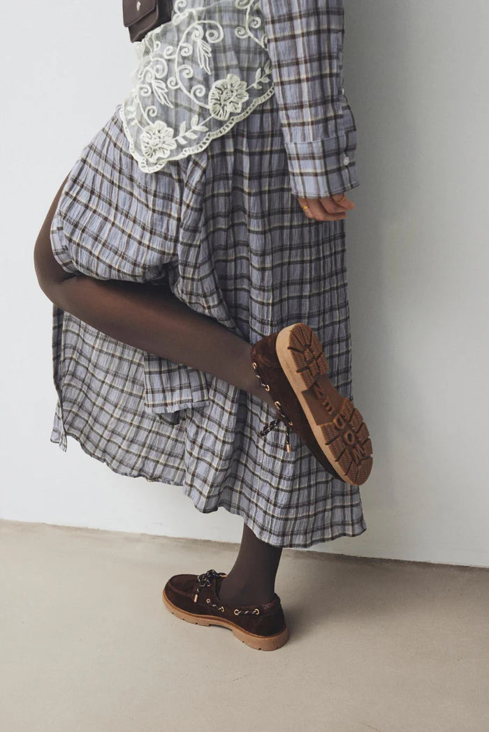 JOHANNE SUEDE CHOCOLATE