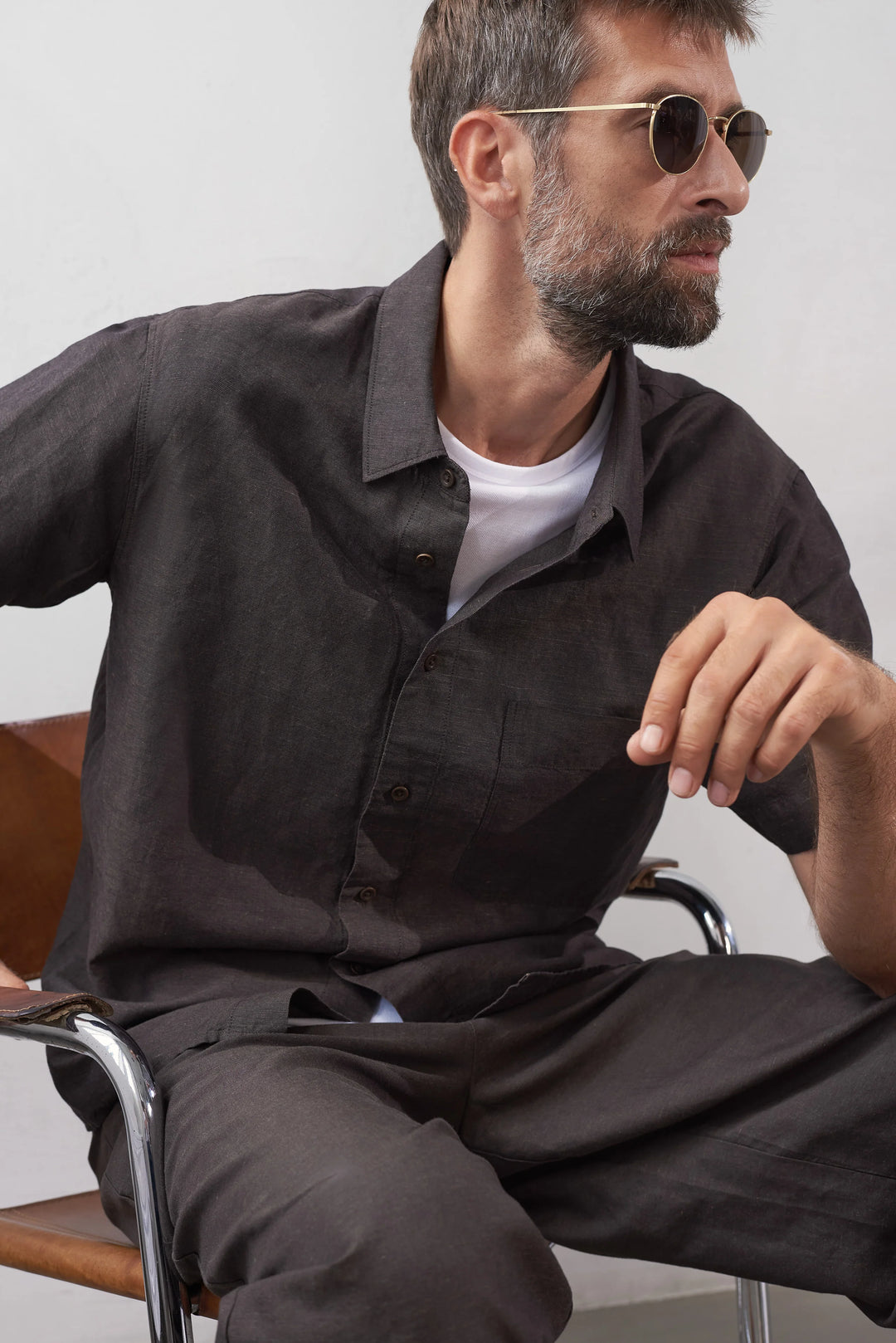 KLAAS STUTTERMASKYRTA ÚR HÖR - COFFEE