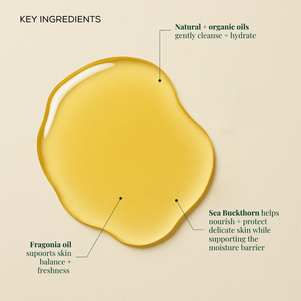 Cleansing + Moisturising Oil - Sea Buckthorn + Fragonia
