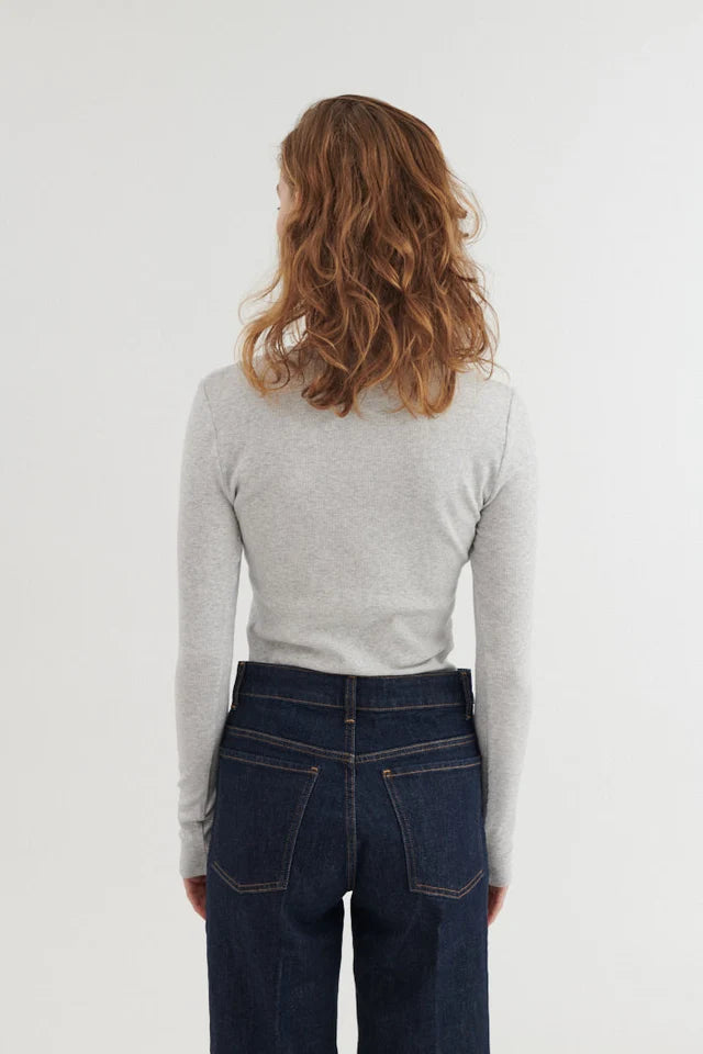 LUDMILLA BOLUR ÚR LÍFRÆNNI BÓMULL LIGHT GREY MELANGE