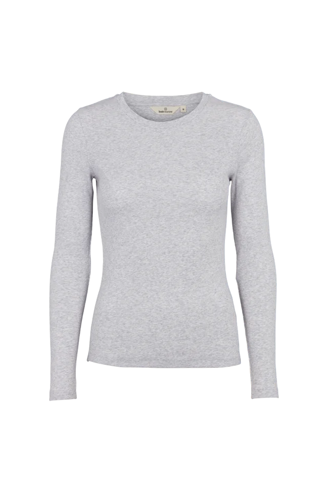 LUDMILLA BOLUR ÚR LÍFRÆNNI BÓMULL LIGHT GREY MELANGE