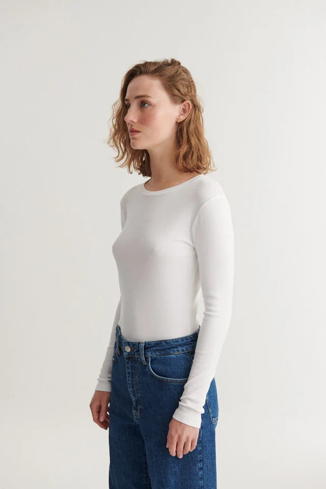 LUDMILLA BOLUR ÚR LÍFRÆNNI BÓMULL LIGHT BRIGHT WHITE
