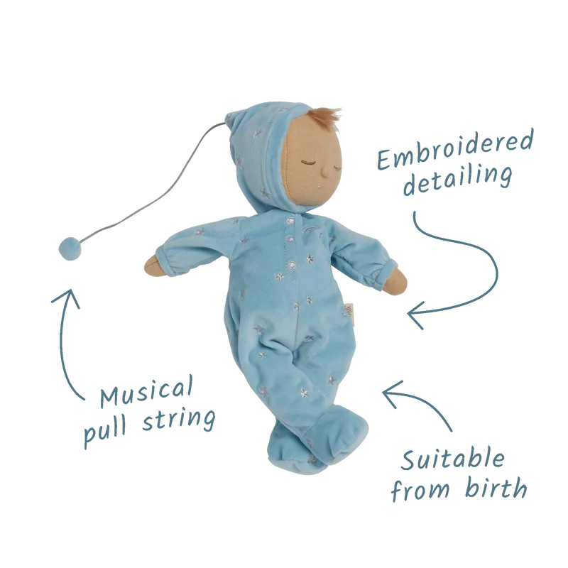 Lullaby Dozy Dinkums - Leo - Baby Blue