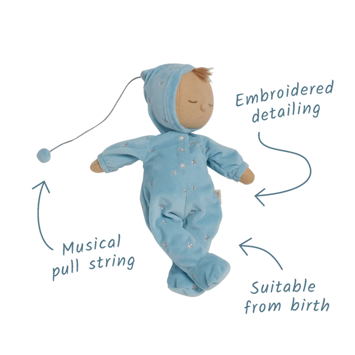 Lullaby Dozy Dinkums - Leo - Baby Blue
