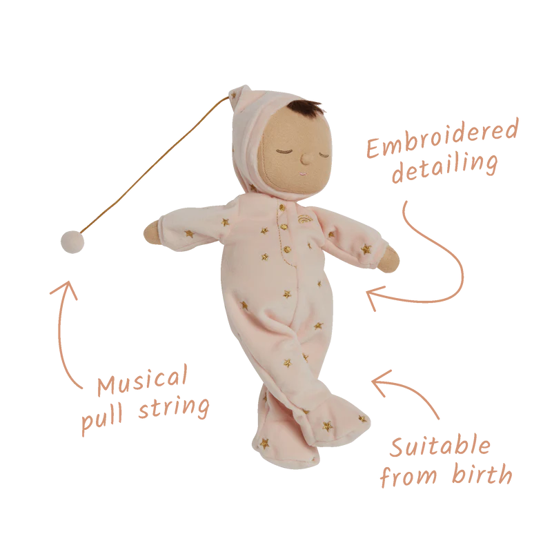 Lullaby Dozy Dinkums - Luna - Ballet Pink