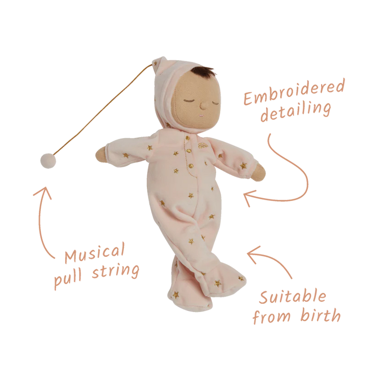 Lullaby Dozy Dinkums - Luna - Ballet Pink