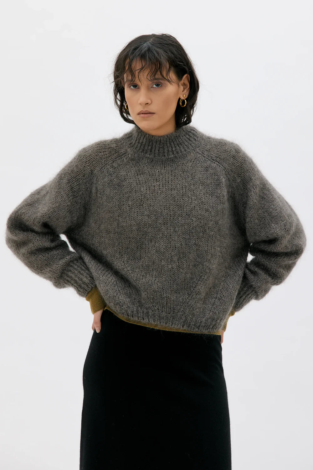 FAYE CHUNKY MOHAIR SILK PEYSA MOLESKIN