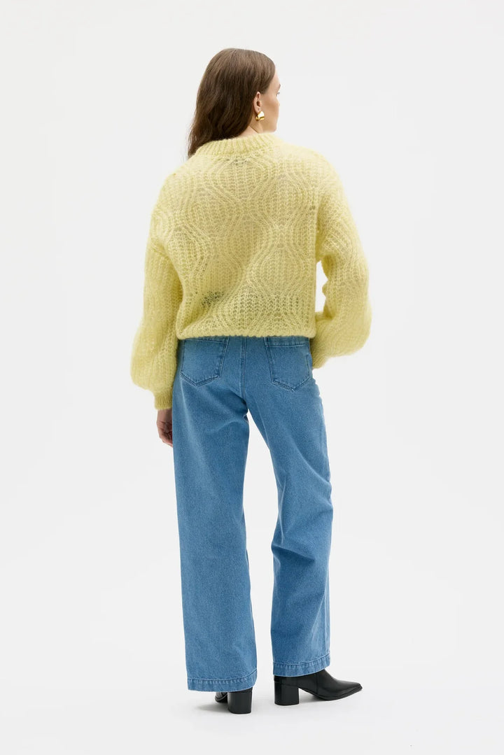 DOVE LACE KNITMOHAIR SILKI PEYSA 21 SULPHUR YELLOW