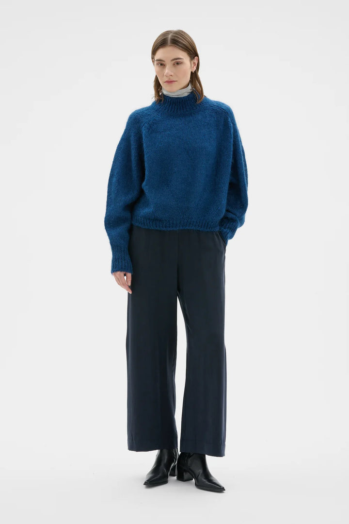 THEA FLOWY TENCEL BUXUR NAVY
