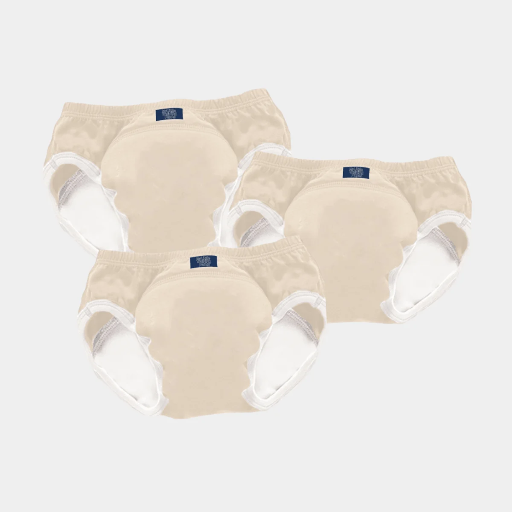 Þjálfunarnærbuxur 3 stk - beige