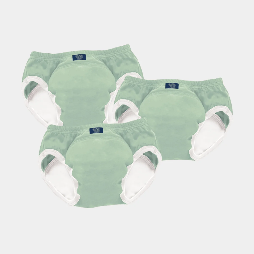 Þjálfunarnærbuxur 3 stk - Sage Green
