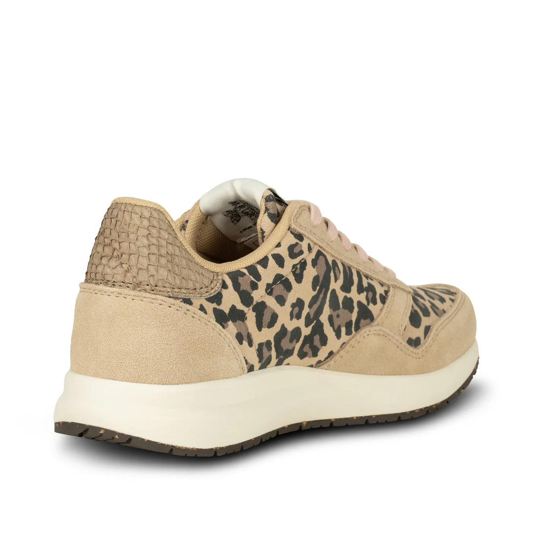 NICOLINE SUEDE STRIGASKÓR LEOPARD