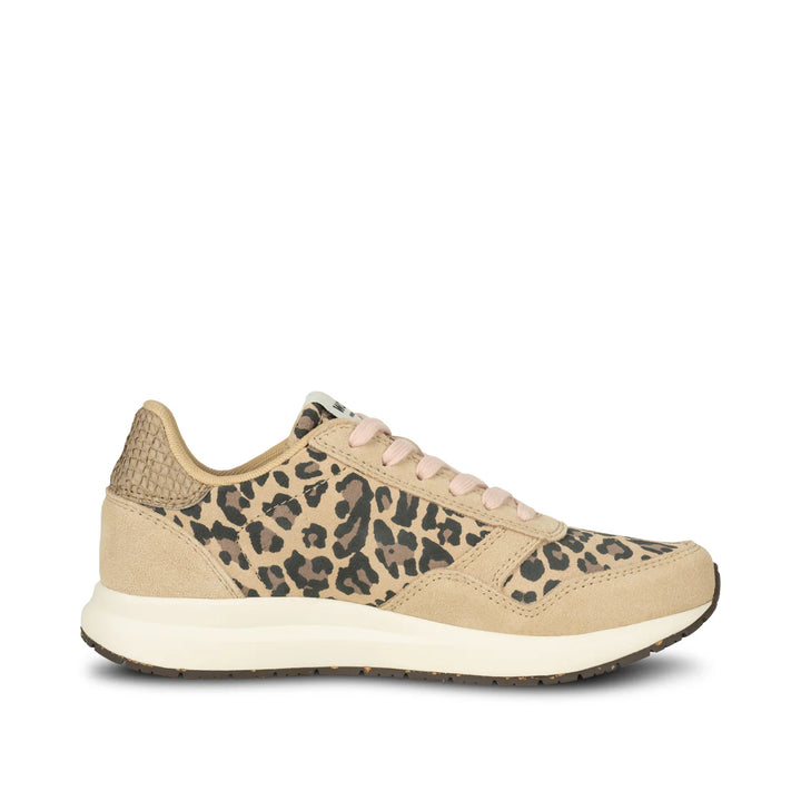 NICOLINE SUEDE STRIGASKÓR LEOPARD