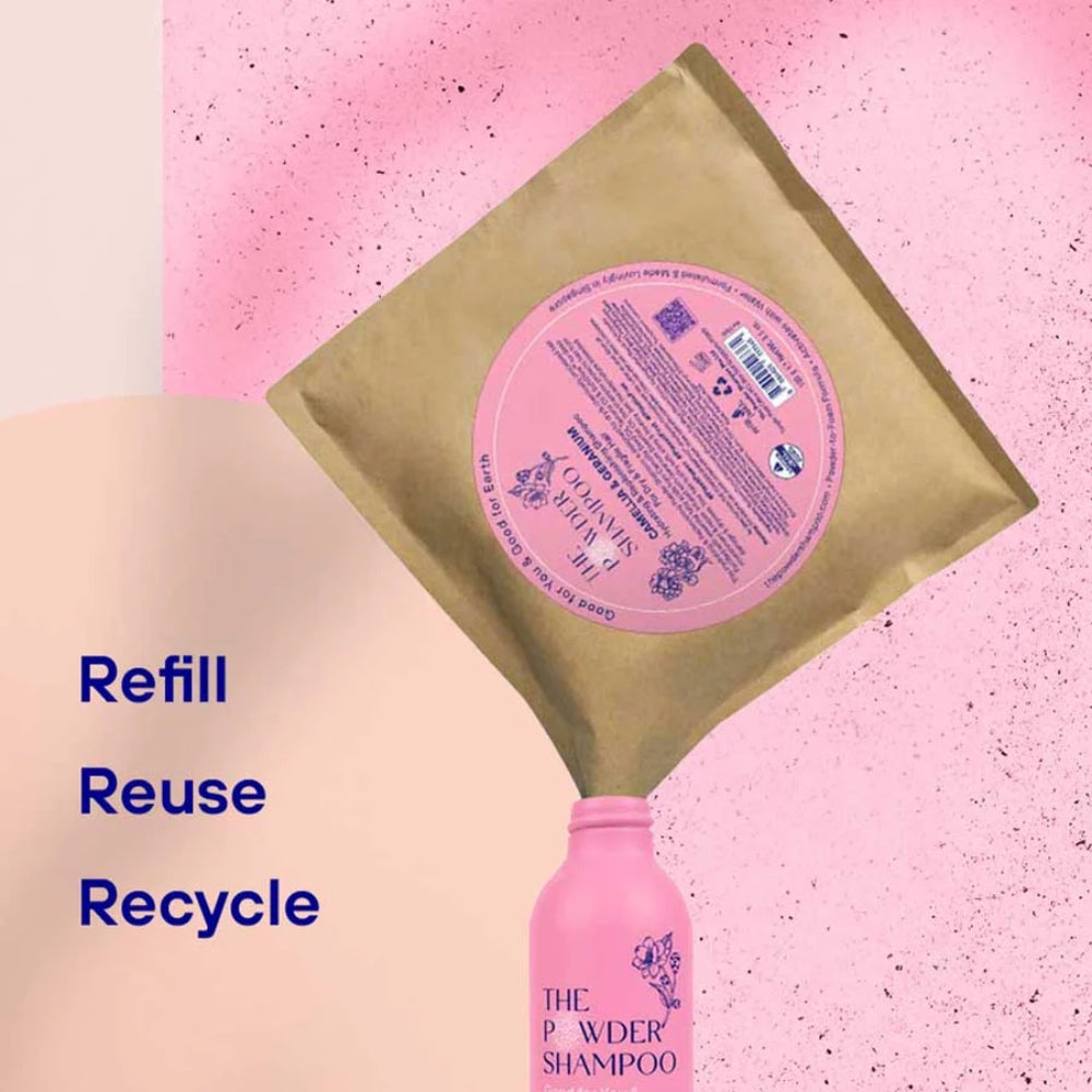 Hydrating & Replenishing Powder Shampoo - Áfylling 100g.