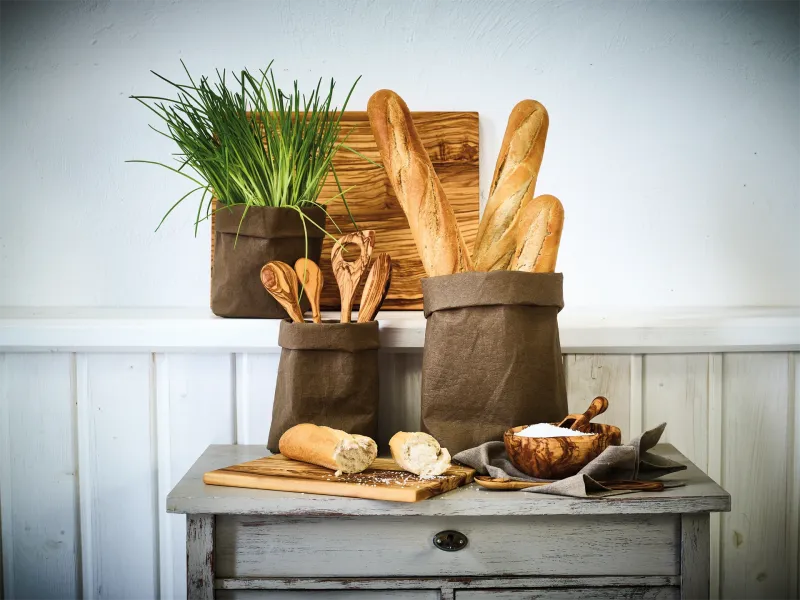 Viðarbretti - ólífuviður 28 x 20 cm