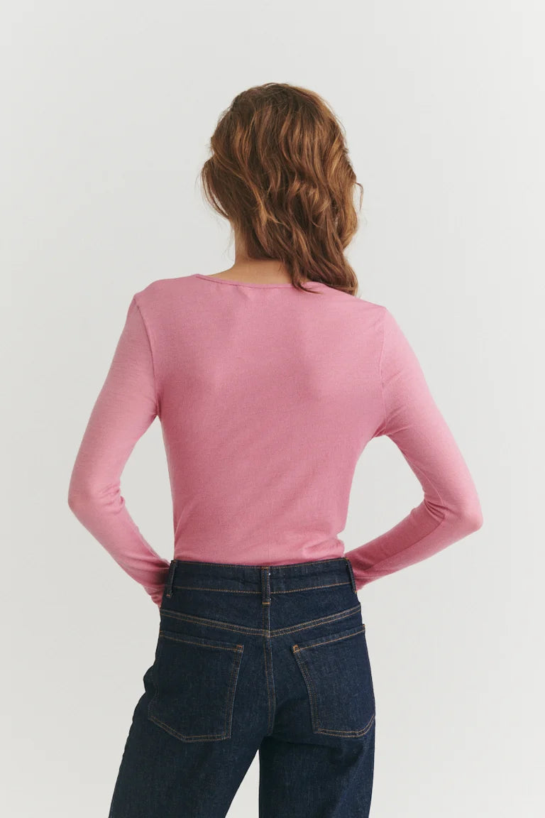 RINJA LS BOLUR ULLARBLANDA - CASHMERE ROSE