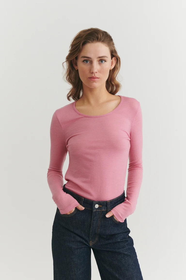 RINJA LS BOLUR ULLARBLANDA - CASHMERE ROSE